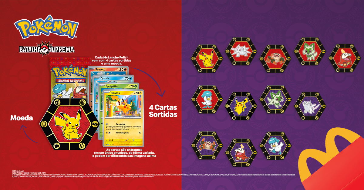 Pokemon Cards McLanche Feliz Setembro 2021 